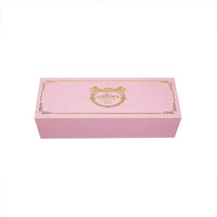 Carton en papier fait main vide estampage personnalisé boîte de chocolat emballage cadeau pour bonbons avec intercalaires