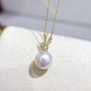 Exquisito Colgante de Plata S925 con Cuentas de 9-13mm, 31379DIY, Accesorios de Perlas para Mujer, Base Vacía para DIY, Base Vacía Moderna de 9-13mm - Product Image 3