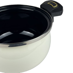 סיר מרק עמיד בנפח 4.5 ליטר, מתאים לכיריים אינדוקציה, לשימוש פנימי, עם ציפוי אמייל, למכירה - Product Image 6