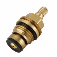 Pièces de rechange pour robinet BOSS Brass à ouverture lente, pour eau chaude/froide, haute pression, avec volant antidérapant en époxy