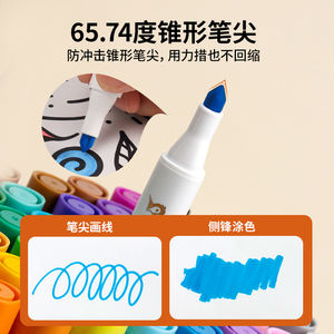 STA Customization Wholesale 12 Colors Washable <strong>Markers</strong> for Kids Secure Water Art <strong>Marker</strong> Set - Product Image 3