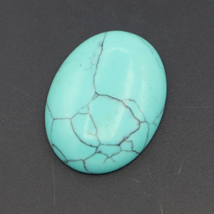 Cabochons en pierres précieuses naturelles 30*40MM, perles en pierre synthétique naturelle, cabochons en aventurine verte pour boucles d'oreilles, colliers et bracelets - Product Image 4