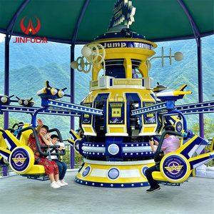 Attrazione Girevole a 360 Gradi con 16 Posti, Movimento Su/Giù, Struttura in Fibra di Vetro e Acciaio Inossidabile - Product Image 4