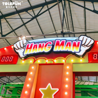 Tolefun CE Grand jeu de plein air géant en métal pour la décoration de pelouses, pour 2 joueurs, manège de fête foraine, parc d'attractions, carnaval, Hangtime