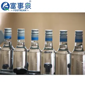 High Quality Automatic Small Bottle Whiskey Liquor Flask Tequila White Wine Filling And Packaging Machine