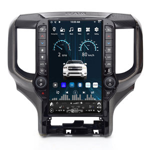 2019 2020 2022 Android 12 Tesla Style stéréo voiture Vertical HD écran <span class=keywords><strong>Radio</strong></span> Navigation pour Dodge Ram 2500 3500 1500 - Product Image 1
