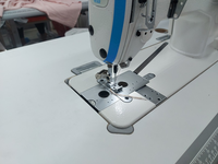 Nouvelle machine à coudre plate à point de chaînette Jack 8558G, simple ou double aiguille, avec transport par alimentation par le bas