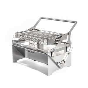 Ingrosso Portatile 360 °   Griglia BBQ Girevole <span class=keywords><strong>per</strong></span> Esterni, Campeggio e Giardino, in Metallo e Acciaio Inossidabile, <span class=keywords><strong>Barbecue</strong></span> Ribaltabile - Product Image 3