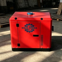 Générateur diesel silencieux et compact, 5-8 kW, 220 V, 60 Hz, monophasé, avec système ATS et AVR, idéal pour la maison, les applications marines et les yachts.