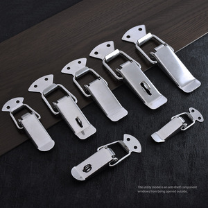 Stainless Steel Box Buckle Latch With Spring Mechanism For Toolboxes And Furniture <b>Locks</b> Durable Industrial Design - Product Image 5