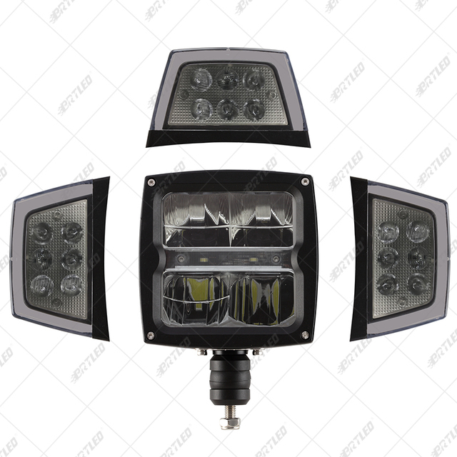 DOT SAE/E-mark Headlight for Snowplow Truck Heavy Duty Driving Light
