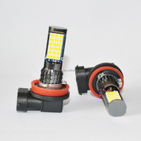 Pièces et accessoires automobiles Systèmes d'éclairage automobile Ampoule de phare antibrouillard LED pour voiture 12V H11 Jaune 36SMD 3030 36LED Rétrofit/Amélioration