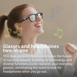 Gafas inteligentes Ai Examen Ai Eye Glass Traductor Conversación de voz en tiempo real Tomar foto Video Reproducir música Gafas inteligentes - Product Image 6