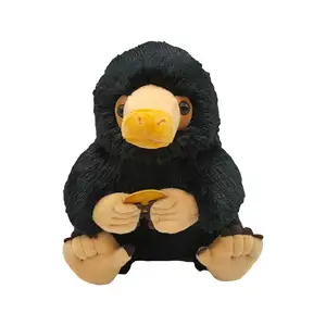 Yeni niffler peluş Potter altın sikke Sniff film peluş bebekler Sniffler Flatmouth peluş oyuncak etrafında fantastik hayvanlar