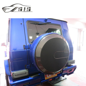 G Wagon ฝาครอบล้อ G63 G550 G500 W463a สำหรับ W464 2018-2022ปีวัสดุคาร์บอนไฟเบอร์แห้งอะไหล่ฝาครอบยางรถ - Product Image 6