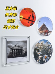<span class=keywords><strong>Cadre</strong></span> photo <span class=keywords><strong>magnétique</strong></span> <span class=keywords><strong>transparent</strong></span> en acrylique, autocollant pour réfrigérateur, présentoir pour petites cartes, design en forme de brique, rectangulaire, carré, <span class=keywords><strong>cadre</strong></span> personnalisé - Product Image 4
