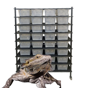 Популярная многослойная композитная металлическая клетка, полка для рептилий, леопардовая, gecko, вешалка с крючком, подъемная система с коробкой - Product Image 1