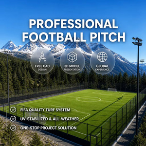 Césped Artificial Profesional para Campos de Fútbol, Calidad FIFA, Sistema de Césped Sintético Resistente a los Rayos UV y a la Intemperie para Campos Deportivos - Product Image 1