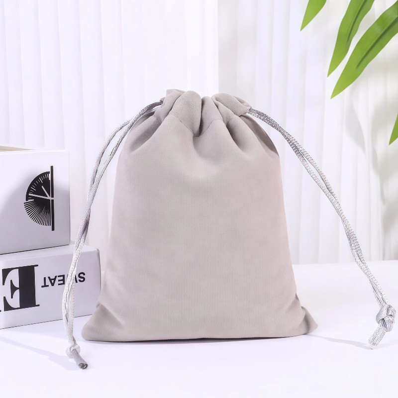 Sac fourre-tout gris doublé polaire