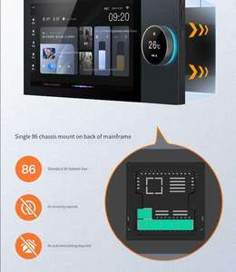 Q7 inch tuya nhà thông minh Bảng điều khiển Wifi BLE ZigBee Gateway tất cả-trong-một cảnh âm nhạc chơi <span class=keywords><strong>Android</strong></span> hoạt động thông minh Bảng điều khiển - Product Image 5