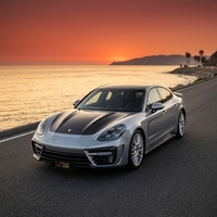 Kit carrosserie large de haute qualité pour Porsche Panamera 971 au style Topcar : pare-chocs avant et arrière, jupes latérales, capot, diffuseur, spoiler