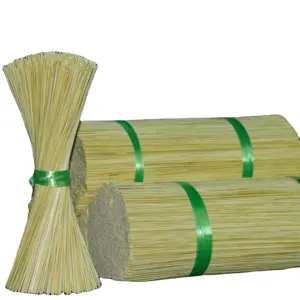 1,3mm runde rohe natürliche Bambus Räucher stäbchen hoch zählende Agarbatti Sticks Bambus stock für Weihrauch
