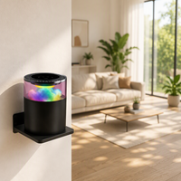 Diffuseur d'arômes portable pour voiture avec technologie de capsule sans eau et logo personnalisé, appareil intelligent alimenté par USB pour purificateur d'air de voiture