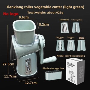 Pemotong Sayur Multifungsi Starlight Bahan ABS/PC, Parutan Manual, Pengiris, Pencacah Kentang, Mudah Dibersihkan untuk Rumah Tangga - Product Image 5