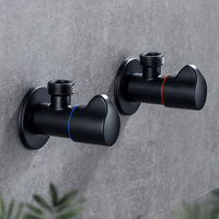 Vanne d'angle Robinet de remplissage de salle de bain Accessoire fileté Quincaillerie de cuisine triangulaire Utile Pratique à utiliser