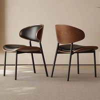 Chaise de salle à manger de luxe nordique Design de sac souple minimaliste haut de gamme pour café à la maison pour les réunions et les négociations de thé au lait