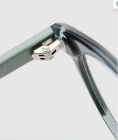 Monture de lunettes optiques en acétate, ronde, œil de chat, monture complète bicolore, lunettes de vue pour femmes, monture de lunettes tendance pour femmes
