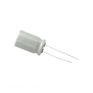ตัวเก็บประจุผ่านรูรัศมี620 uF ฝา UBY1H621MHL1TO 620 uF 20% 50V - Product Image 1