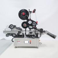Machine à étiquettes d'applicateur d'autocollant d'enveloppe plate supérieure automatique de ce plateau de nourriture pour la boîte en plastique carrée