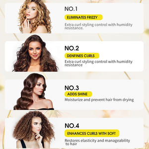 Crème coiffante parfumée personnalisée au prix d'usine | Crème définissante pour boucles 250 ml | Crème hydratante pour boucles | Marque privée - Product Image 3