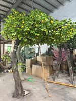 Grand Arbre Artificiel Grand Faux Arbre Géant Citronnier Décorations pour Hôtels Restaurants Extérieurs UV