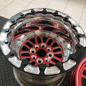 ล้อแม็กซ์ RCSR 2 แบบ 3 ชิ้น ผลิตจากอะลูมิเนียมอัลลอยด์ สำหรับรถแข่งแบบ Drag Racing ขอบเว้า ขอบล็อค 5x114.3 130 120 ขนาด 15-20 นิ้ว ลายหลายก้าน สำหรับ <span class=keywords><strong>GTR</strong></span> BMW - Product Image 3