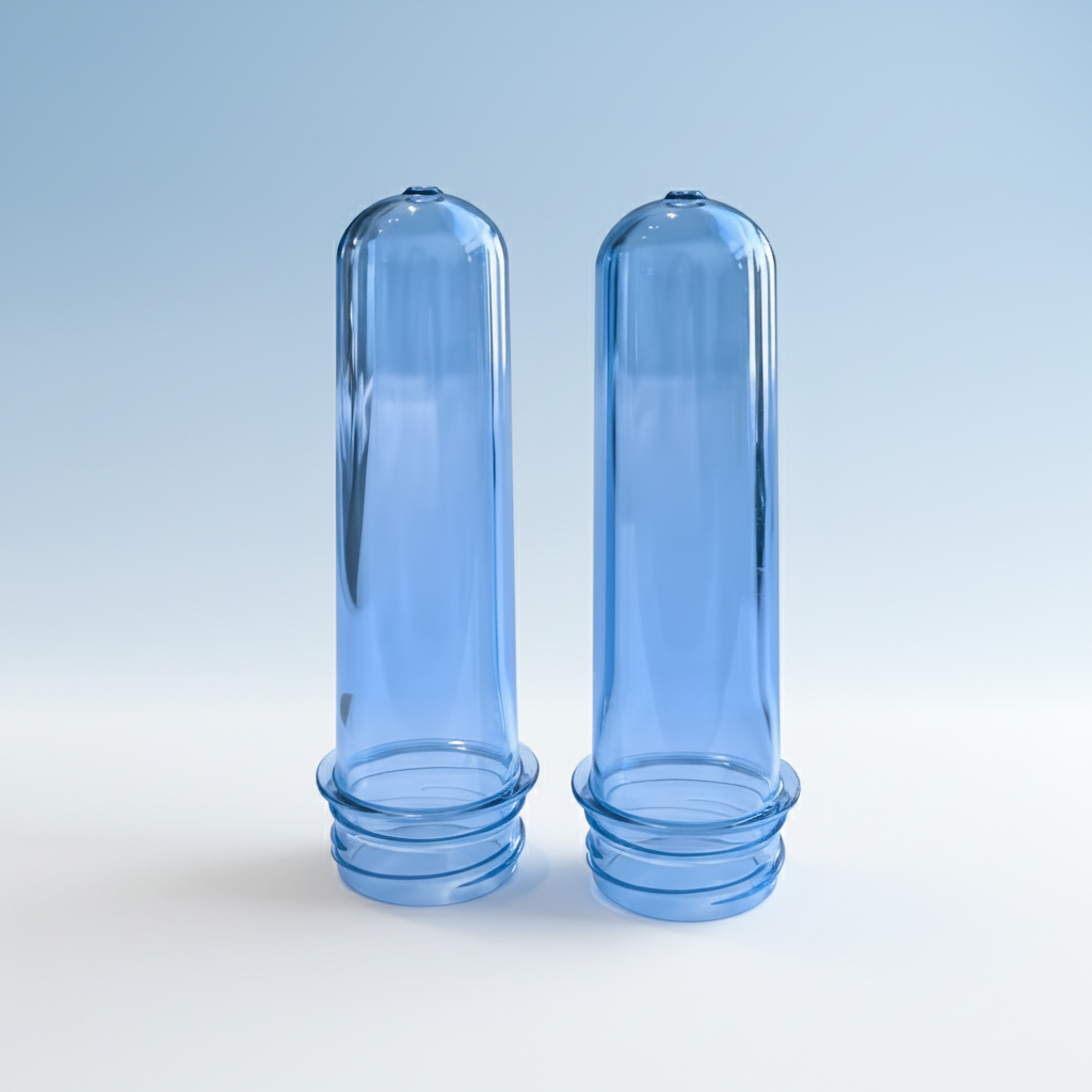 48mm Neck Size PET Preform For Water Bottles Food Grade Custom Virgin PET Material 90g-270g Weight