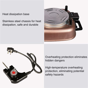 5L carré marmite électrique contrôle de température multiple revêtement antiadhésif électrique multi-cuiseur produit poêles électriques - Product Image 6