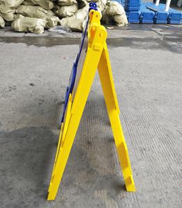 American Hot Selling Type 1 Barricade A-Frame Barricades Plastic Traffic Block Barrier Warning Light Attachable - Product Image 5