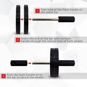 ONESTARSPORTS – équipement de nouveau Style, roue abdominale de Fitness, <span class=keywords><strong>accessoires</strong></span> de fitness, roue abdominale montante - Product Image 3