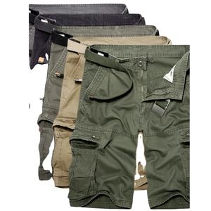 <b>Men's</b> Summer Vintage Canvas Cargo <b>Shorts</b> Printed Pocket Comfort Breathable Quick Dry Elastic Waist <b>Knee</b> <b>Length</b> Work Casual Daily - Product Image 1