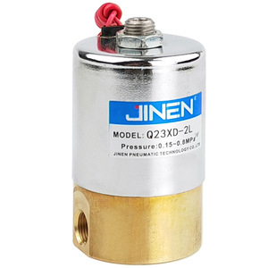 Vanne solénoïde JINEN Q23XD-2L 24V DC AC, deux positions, trois voies, avec évacuation pour air, eau, huile - Product Image 4