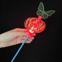 Nouvelle Baguette Magique LED Fleur à Bulles Arc-en-ciel Lumineuse Clignotante, Jouet Cadeau pour Enfants, Idéal pour Anniversaires et Fêtes