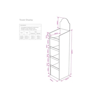 Exhibidor de Cartón Corrugado Personalizado de 3 Niveles para Snacks, Dulces y Chocolates - Product Image 6