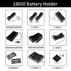 8AA 12V 플라스틱 버튼 배터리 홀더 케이스 스위치 및 커버 포함 8 슬롯 SMT AA 구리 접촉 재질 - Product Image 4