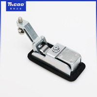 Loquet à bouton-poussoir pour panneau électrique de camion, verrou de porte à levier de compression, serrure cylindrique ANSI Grade 3, 2 clés