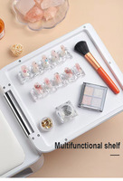 Table de manucure professionnelle 180W avec lampe UV LED multifonctionnelle 3-en-1 pour séchage de gel et repose-main pour ongles