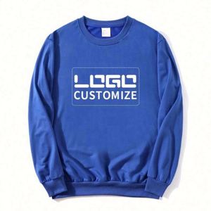 Custom Cotton Polyester Over Size Men Sweatshirts Pullover Sweaters Thin Crew Neck Men's Long <b>Sleeve</b> Sweatshirt - Product Image 2