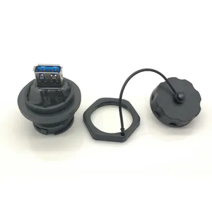 מתאם USB עם יציאות כפולות שידור נתונים מהיר 4P 9P פינים שקע USB שקע כפול יציאות