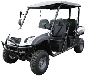 10KW Powerful New Design Adult 4 Seat Farm Vehicle Side By Sides Electric UTV 4x4